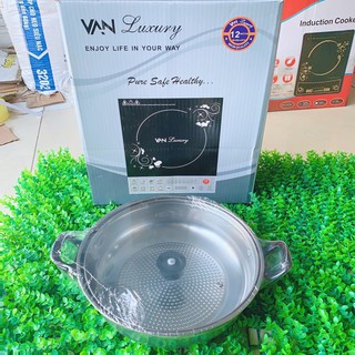 Bếp điện từ Van Luxury cao cấp ( tặng kèm nồi lẩu tiện lợi)