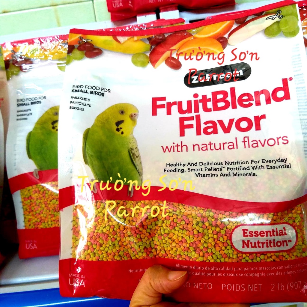 Hạt trái cây ZuPreem cho yến phụng, chào mào...bịch nguyên 907g