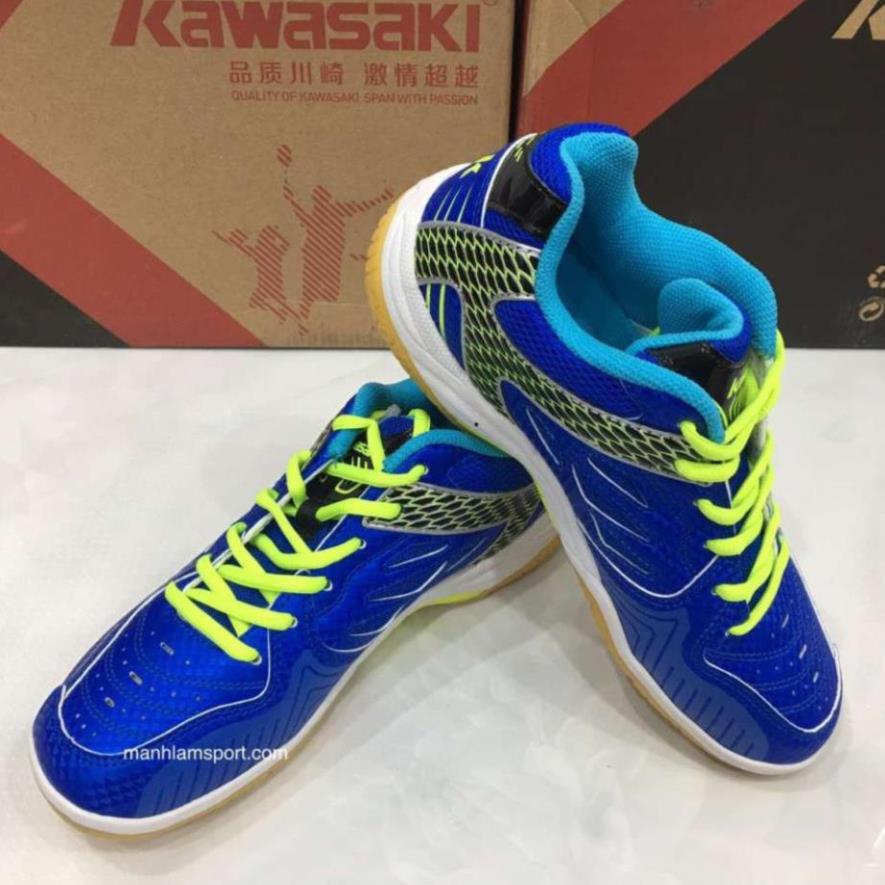 Giày Cầu Lông Kawasaki K071 Xanh, bền, rẻ, bảo hành 2 tháng, đổi mới trong 15 ngày * 2021 ⚾️