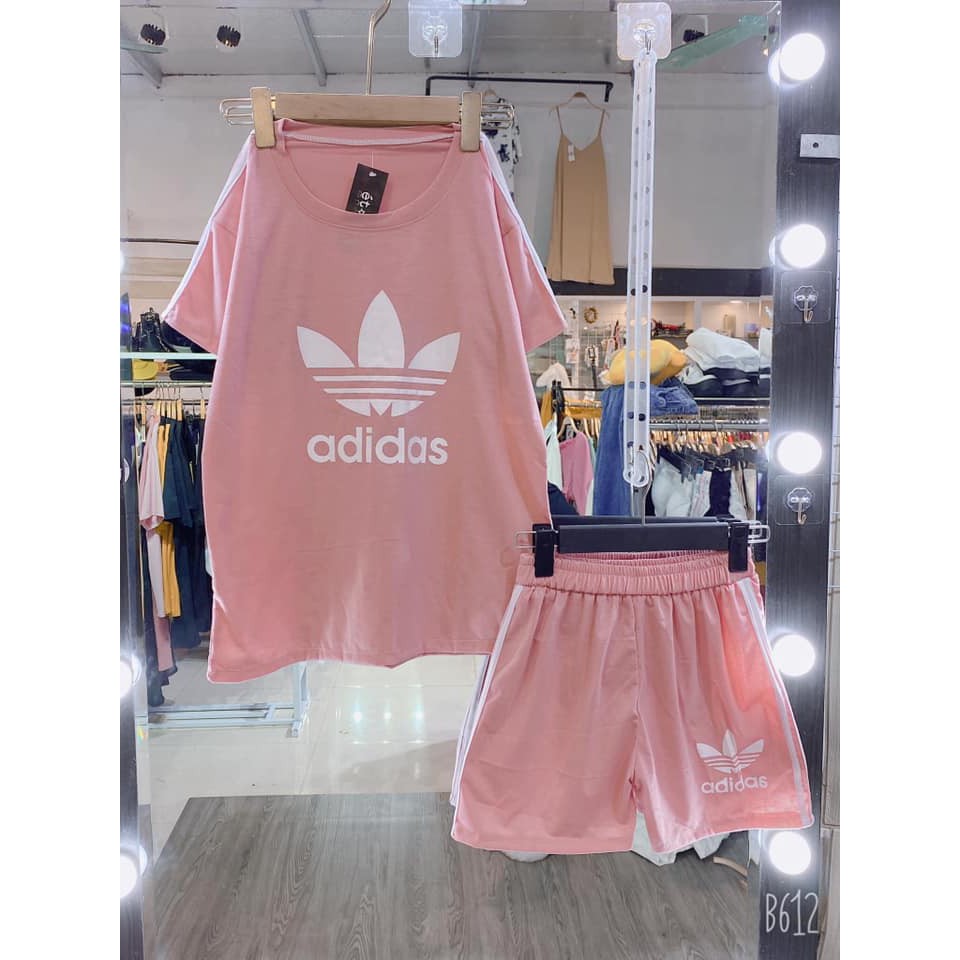 Bộ Thể Thao Kẻ Sọc Nữ 🌸 Set sporty quần short áo thun mùa hè SIÊU HOT 🌸