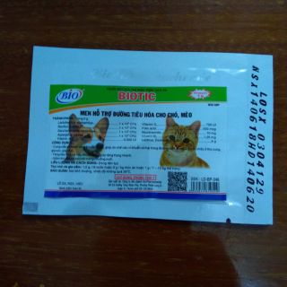 Men tiêu hóa cho chó mèo Biotic 5 g