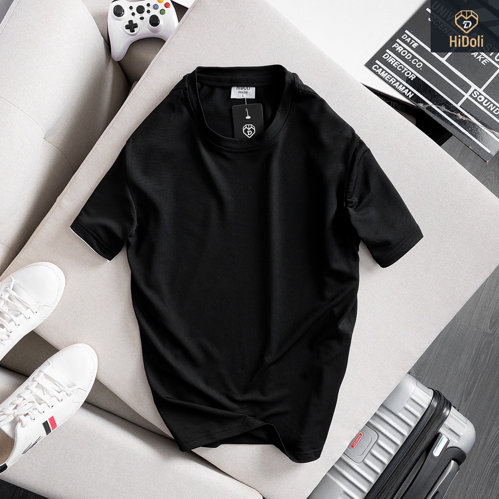 Áo thun nam trơn,áo phông nam ngắn tay vải cotton co dãn thấm hút mồ hôi-DAJITO