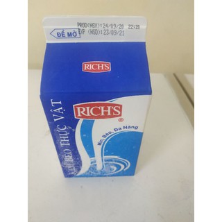 hộp rich lùn/kem béo thực vật