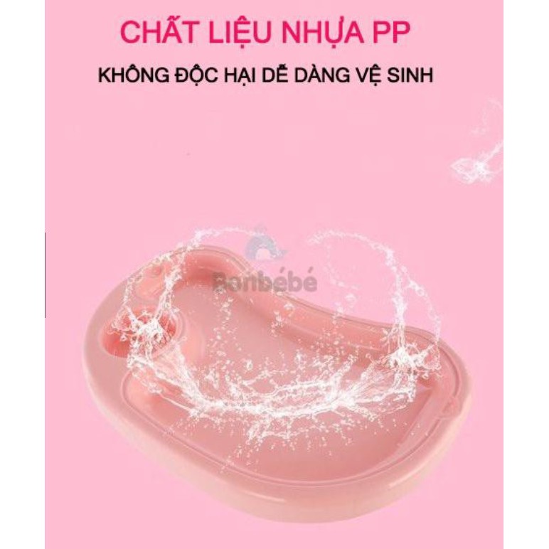 [Hàng chính hãng] Ghế ăn dặm bonbebe bb29 kèm chân inox và bánh xe