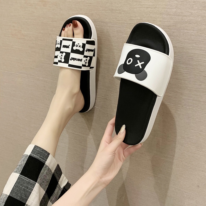 Dép quai ngang nam nữ thời trang Kaws Cao Cấp đế cao su đệm lót chân đi cực êm siêu Hot TH-20