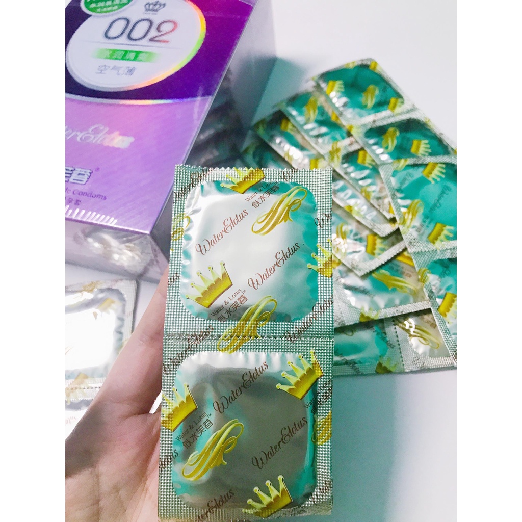 Bao cao su 002_Hộp 100 chiếc_Hàng nội địa Trung