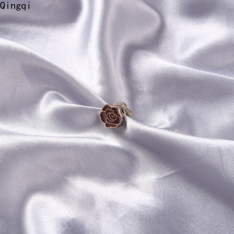 Ghim cài áo/ khăn choàng Hồi giáo Miss Zoe phối hoa hồng với lực từ tính mạnh an toàn cho nữ