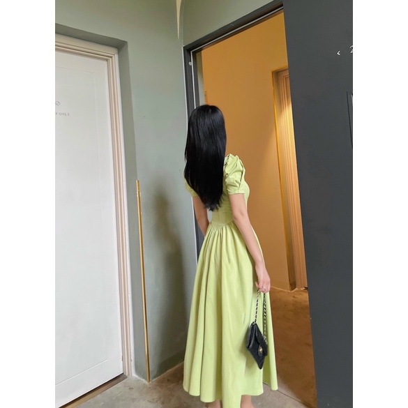 ĐẦM XOÈ TIỂU THƯ NƠ VAI TAY BỒNG ĐI TIỆC SANG TRỌNG XDGIMI ( Kèm ảnh thật)