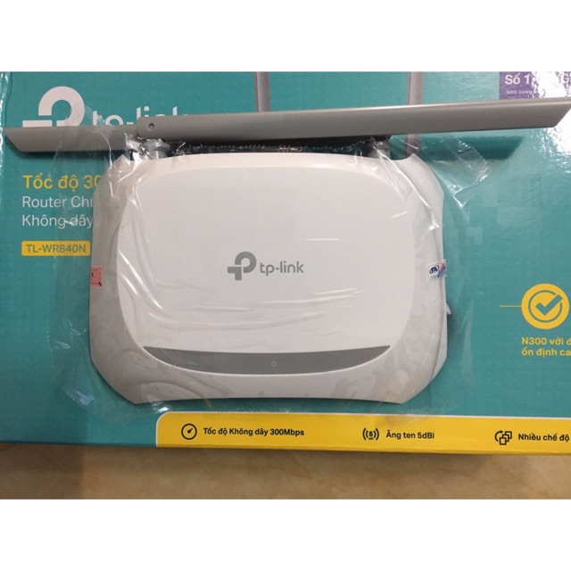 Thiết bị phát wifi, modem wifi TP-Link TL-WR840N 300mbps 2 an ten