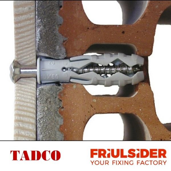 Tắc kê nở nhựa Ý Cao cấp TU-Friulsider, tắc kê thông minh, chịu tải cao, nhập khẩu chính hãng
