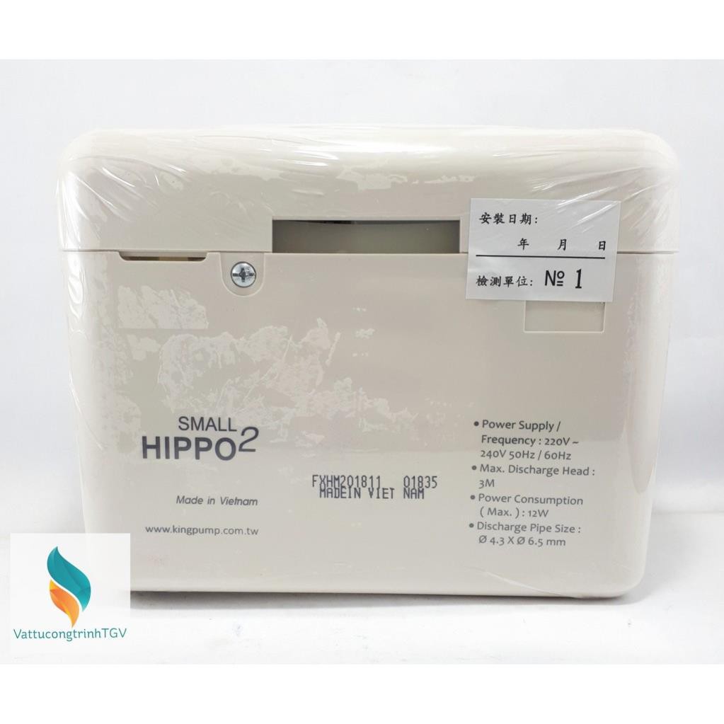 Bơm xử lý nước thải điều hòa HIPPO small loại 3M