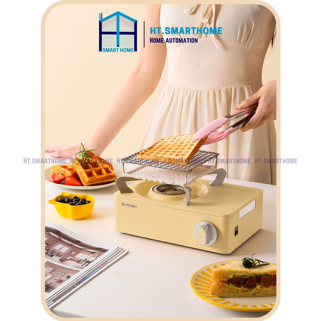 Bếp gas Mini Cassette Dr.Hows - Nhỏ gọn & di động - Lõi hợp kim - Tiết kiệm năng lượng