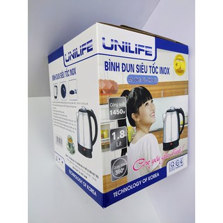 Bình đun siêu tốc Inox UNLIFE