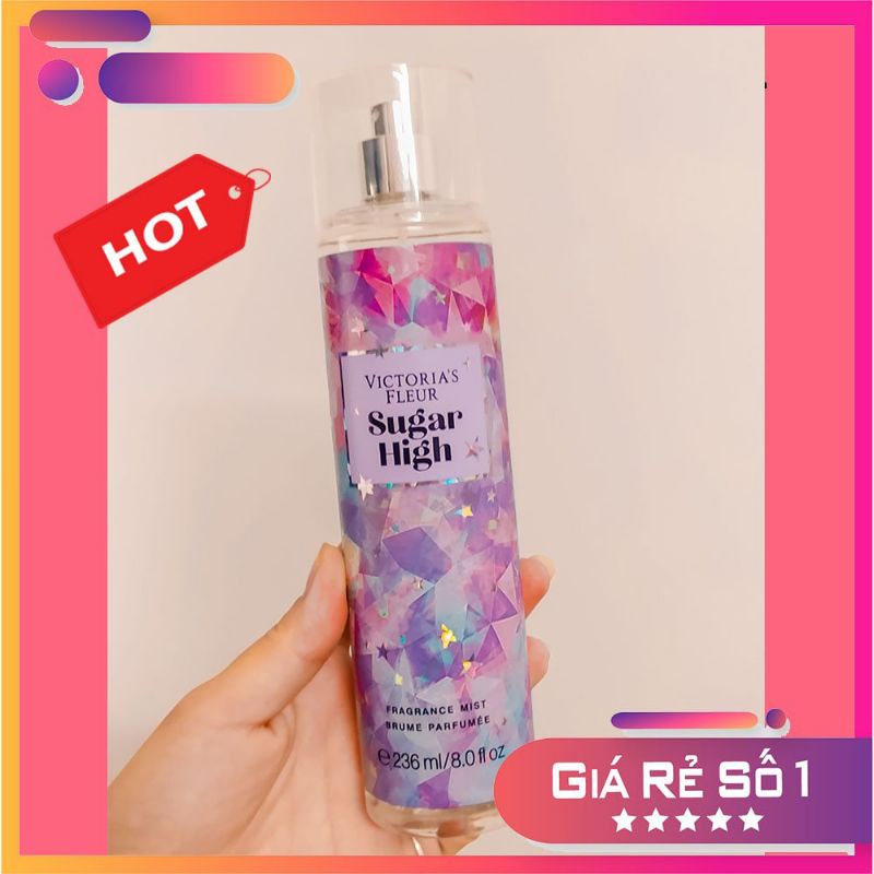 Body Mist 🍭 Xịt Toàn Thân VICTORIA'S SECRET 250ML - Xịt Thơm Body Mist Hương Hoa Quả | Thế Giới Skin Care