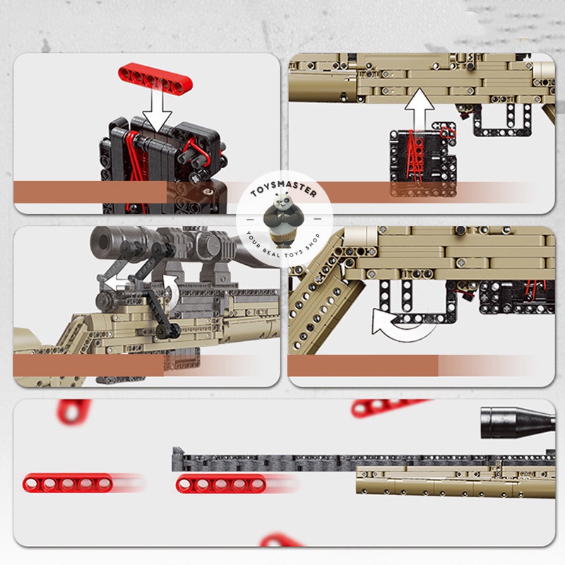 Đồ Chơi Lắp Ráp LEGO Mô Hình CSGO Sniper M24 PUBG XB24007 Với 1116 Mảnh Ghép, Bản Thiết Kế Tiêu Chuẩn