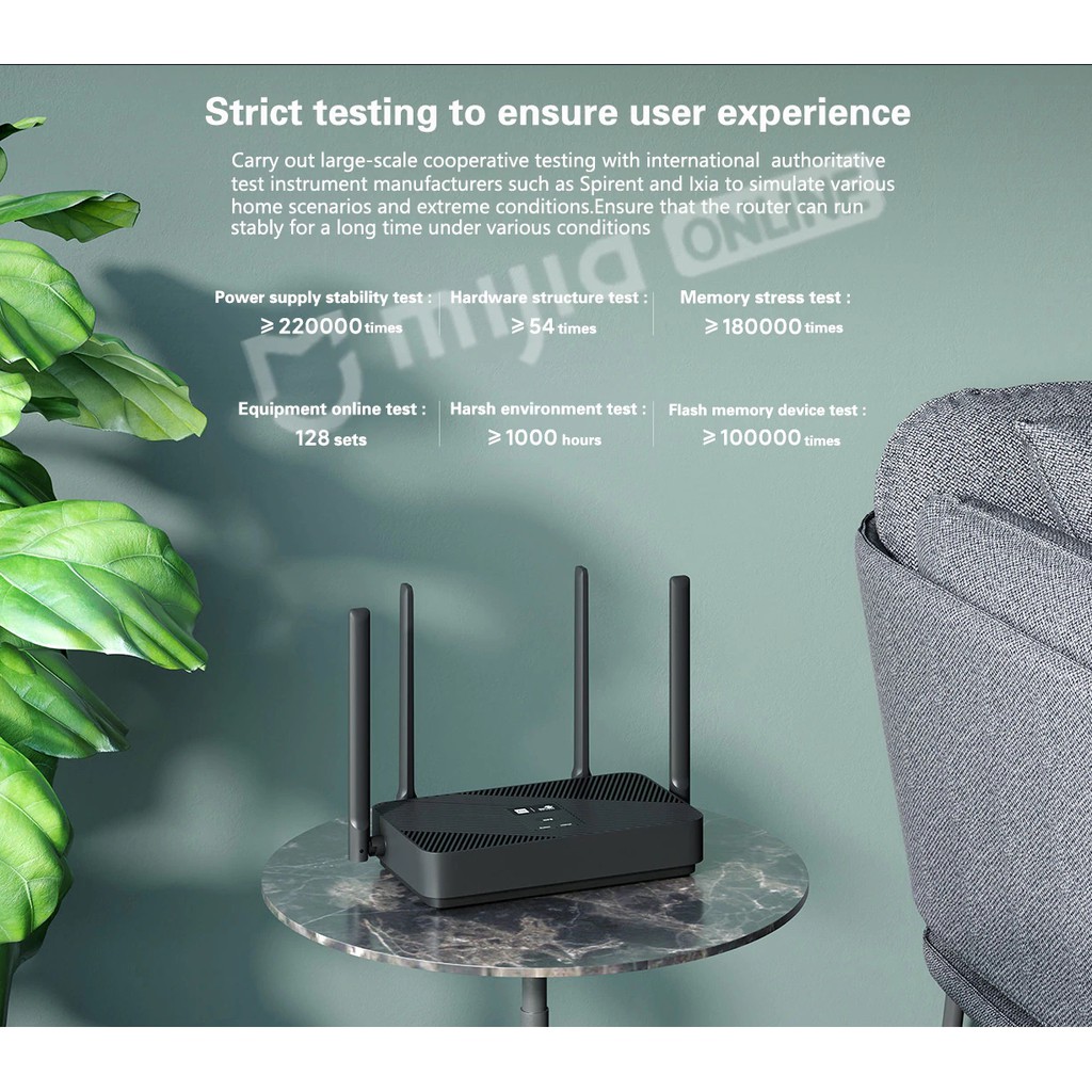 Bộ Router Wifi 6 Xiaomi CR6606 - Wifi 6 - Mesh - 128 thiết bị | BigBuy360 - bigbuy360.vn