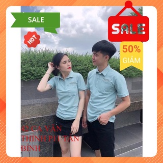 Áo thun cặp đôi, áo polo nam nữ, coton 💯 hình thật tại shop