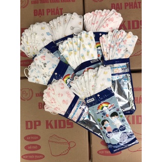  sét 50 chiếc khẩu trang 4d đại phát kids  5-10 tuổi  