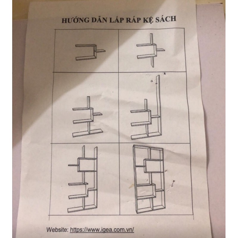 KỆ SÁCH GỖ CHỮ U ĐA TẦNG THÔNG MINH. GỖ MDF PHỦ MELATIUM CHỐNG THẤM CAO CẤP