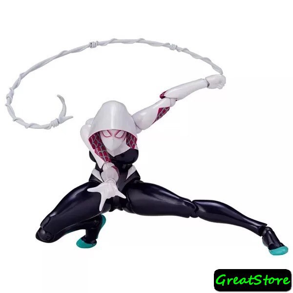 ( CHẤT, HÀNG CÓ SẴN ) MÔ HÌNH NHÂN VẬT SPIDER GWEN FIGMA PHONG CÁCH YAMAGUCHI CỬ ĐỘNG ĐƯỢC