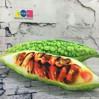 Gối ôm 3d trái khổ qua