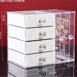 [Order] Hộp đựng trang sức, bông tai bằng mica trong suốt cao cấp
