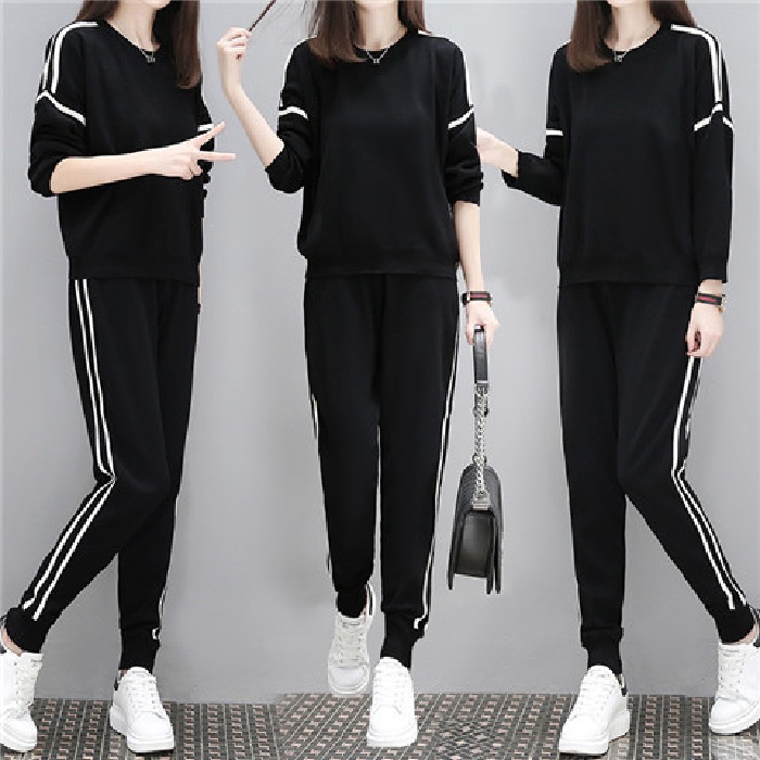 Bộ Quần áo mùa đông nữ 4RUN mã KC-O dáng thể dục thể thao hàn quốc đẹp bao gồm áo khoác hoodie và quần jogger