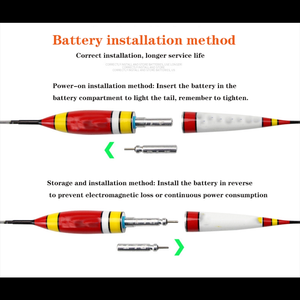 Phao Câu Cá Gắn Đèn LED Có Thể Thay Đổi Màu Sắc