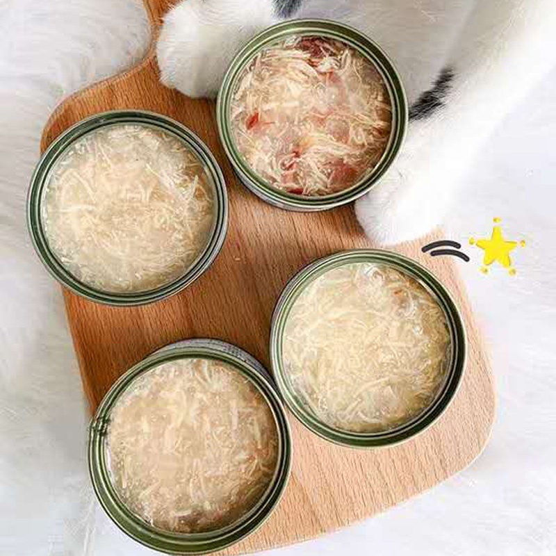 [HCM] Súp thưởng cung cấp đầy đủ dinh dưỡng cho mèo dạng hộp Kingkitty 80g
