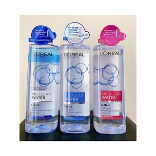 Nước tẩy trang loreal - l'oreal 3 in 1 micellar 400ml