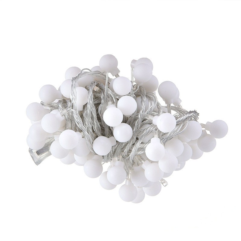 Bán Buôn Dây đèn LED cherry ball đủ màu bóng tròn 6m 40 bóng đèn dùng điện 220v