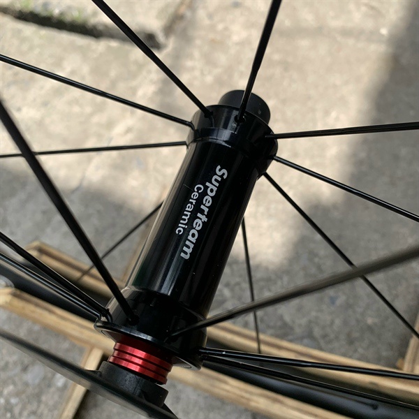 Vành xe đạp carbon Super Team Hub Ceramic mẫu 2022 bản cao 5 cm