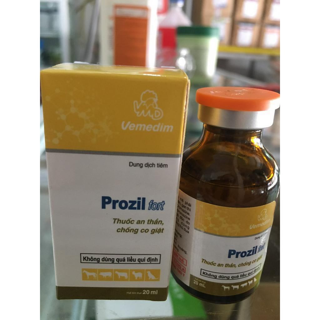 Prozil 20ml, an thần, chống c.ắn con, chống co giật