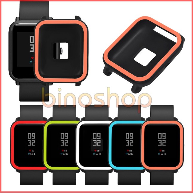 Ốp silicon thể thao viền màu Amazfit Bip