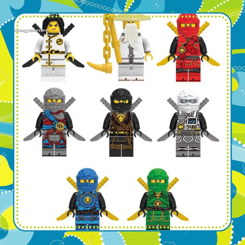 [Đồ Chơi Giá Rẻ] Set 8 bộ mô hình đồ chơi lego Ninjago vui nhộn cho bé