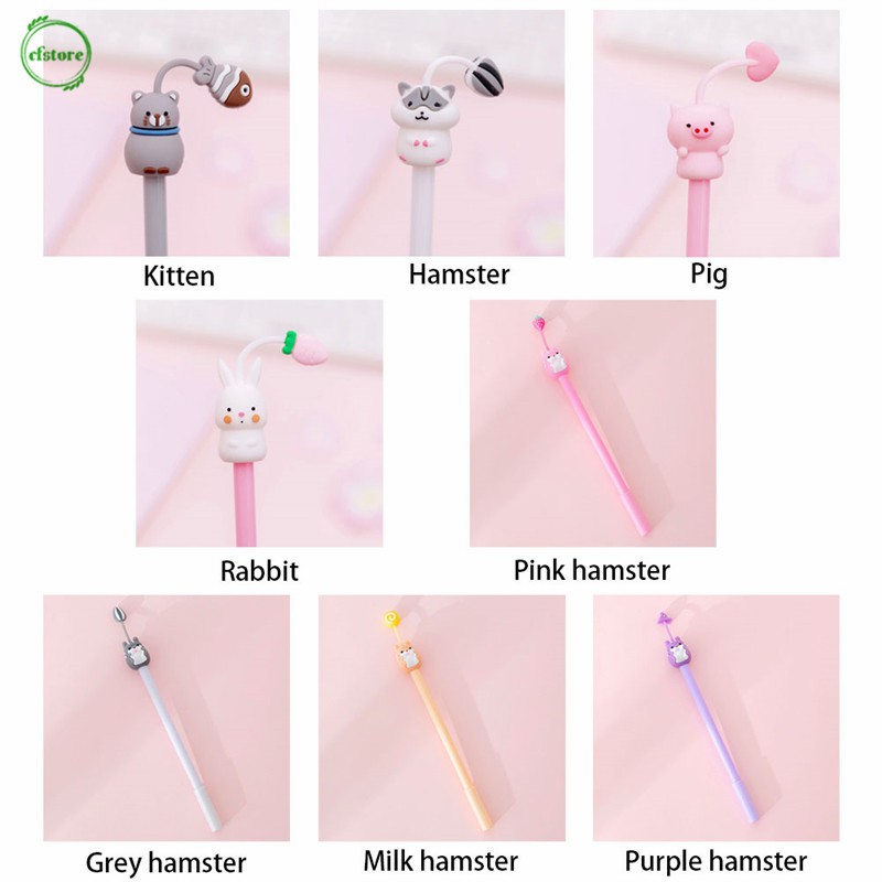 Bút mực gel thiết kế hình động vật dễ thương tiện dụng