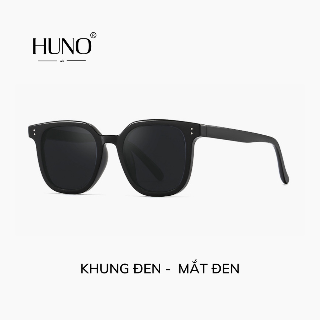 Kính râm nam nữ cao cấp siêu đẹp được thiết kế hai chấm Siêu HOT 2023 với gang màu cá tính siêu đẹp HUNO - KR42