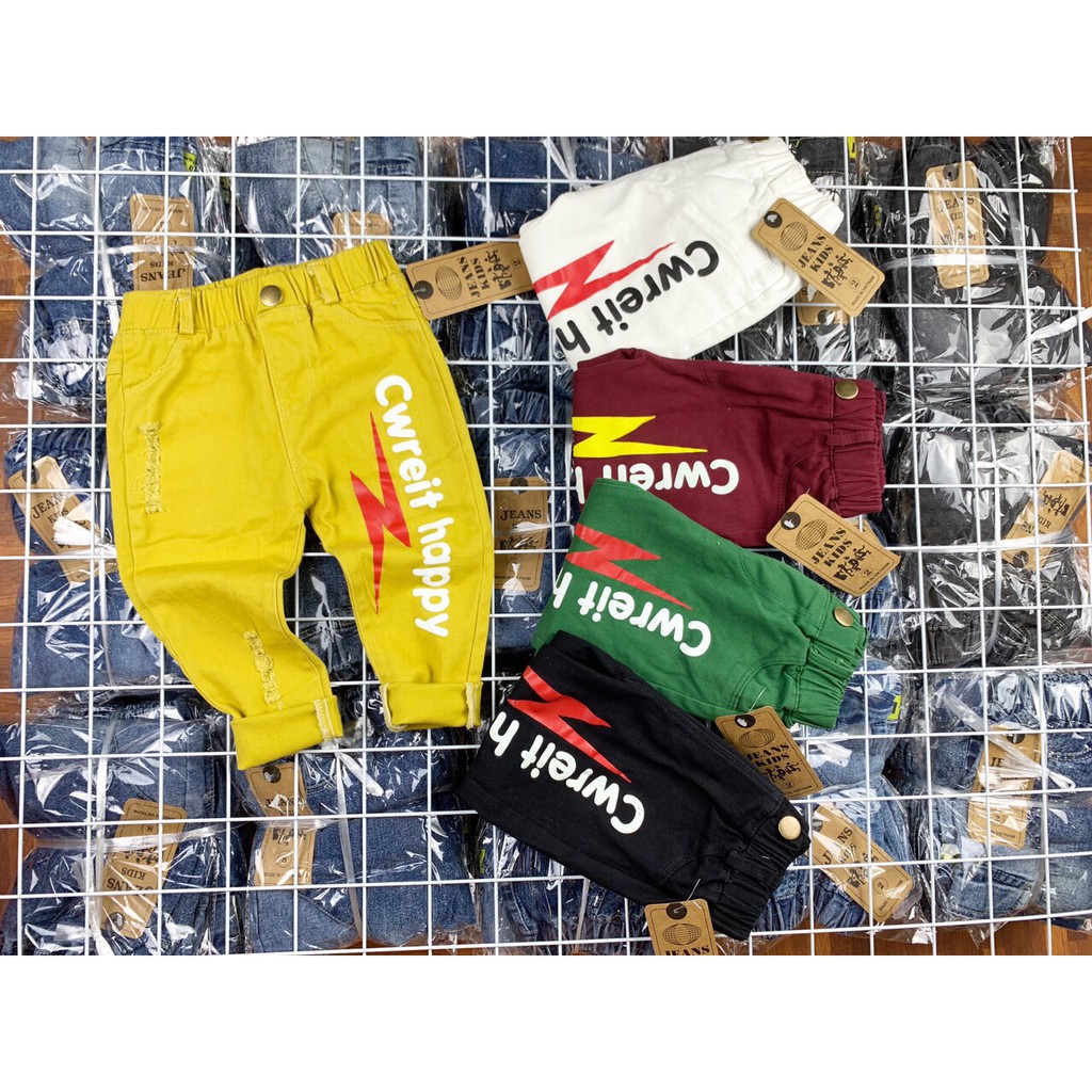 Quần kaki Z happy sành điệu cho bé trai, bé gái - QKTC