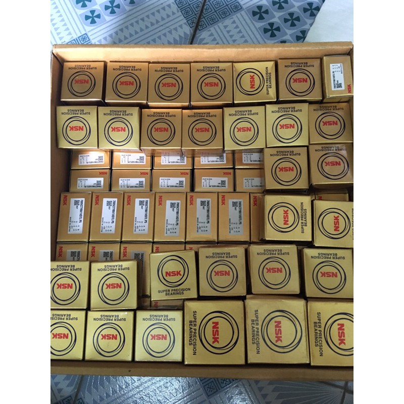 Vòng bi chính hãng NSK 7002 CTYNV1VDTL P5 cho Spindle