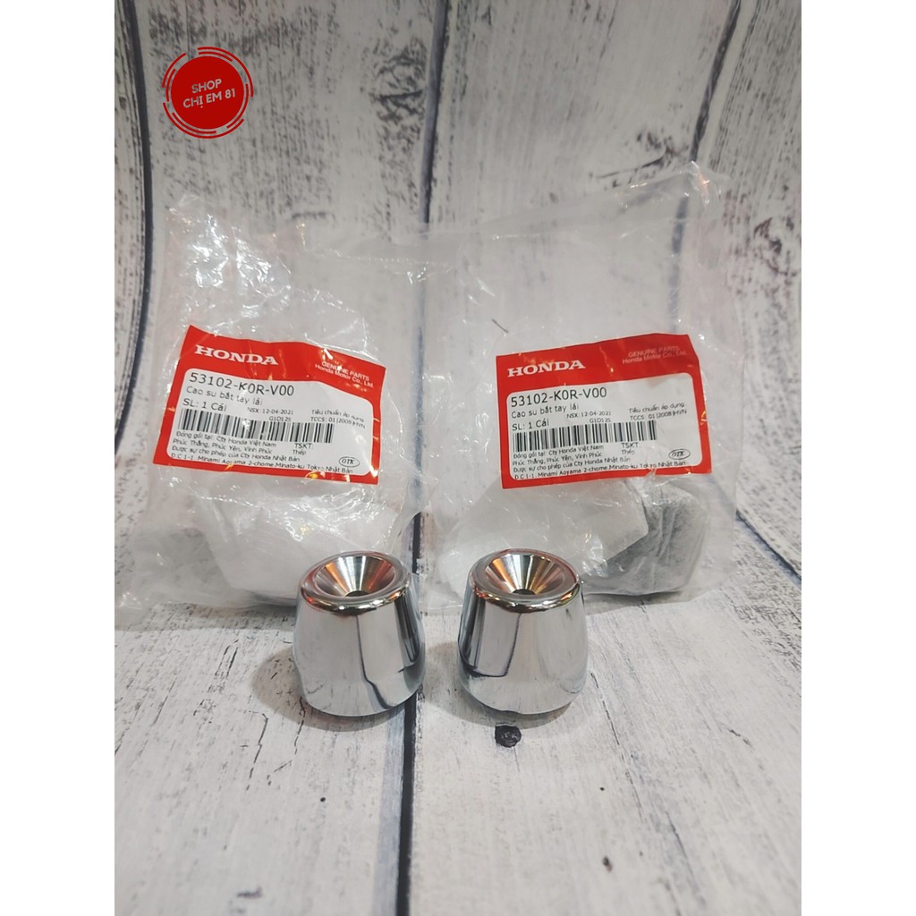 Gù tay lái, gù đối trọng tay lái Sh2020 xi Inox Hàng Chính Hãng Honda (giá cặp)