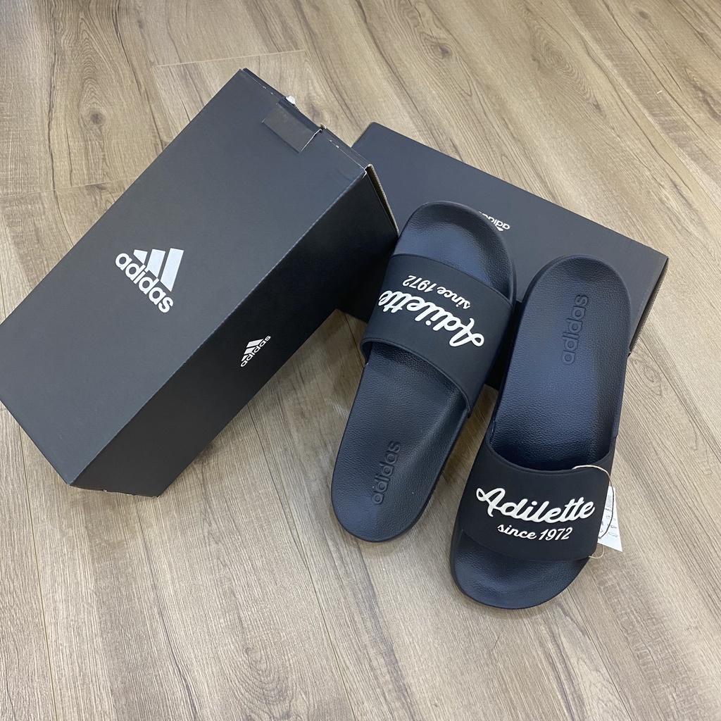 [CHÍNH HÃNG] DÉP ADIDAS SHOWER RETRO 1972 *ĐEN* - Code: GW8747