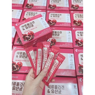 Bột Collagen Lựu Đỏ Bio Cell Hàn Quốc