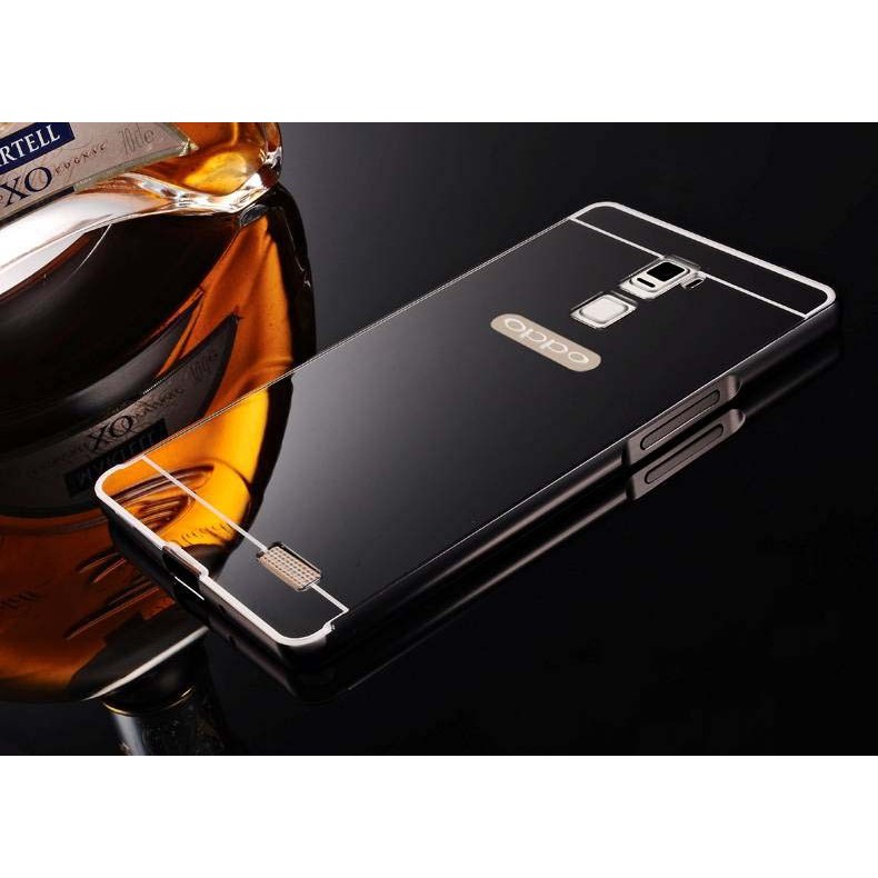 [ Hàng nhập khẩu ] Ốp lưng OPPO R7 Plus tráng gương viền kim loại