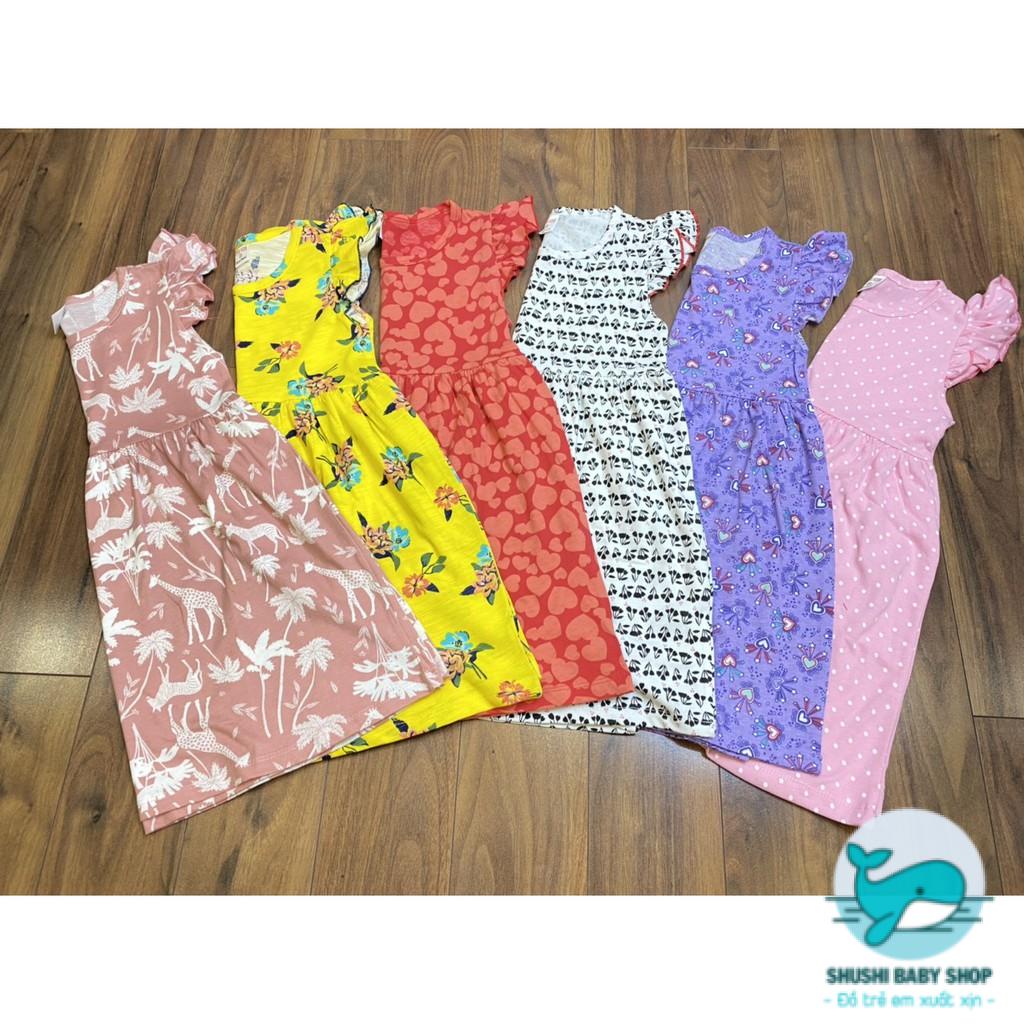 [Có sẵn] [FreeShip] [Ảnh thật] Váy Gym's Bé Gái Size Đại Vải Cotton Xuất Dư (Hình Chụp Thật)