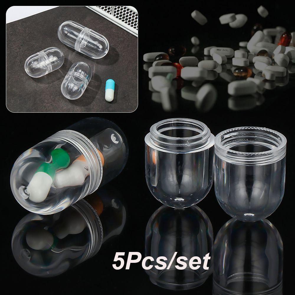 Bộ 5 Lọ Rỗng Đựng Thuốc Mini Hình Vỏ Sò