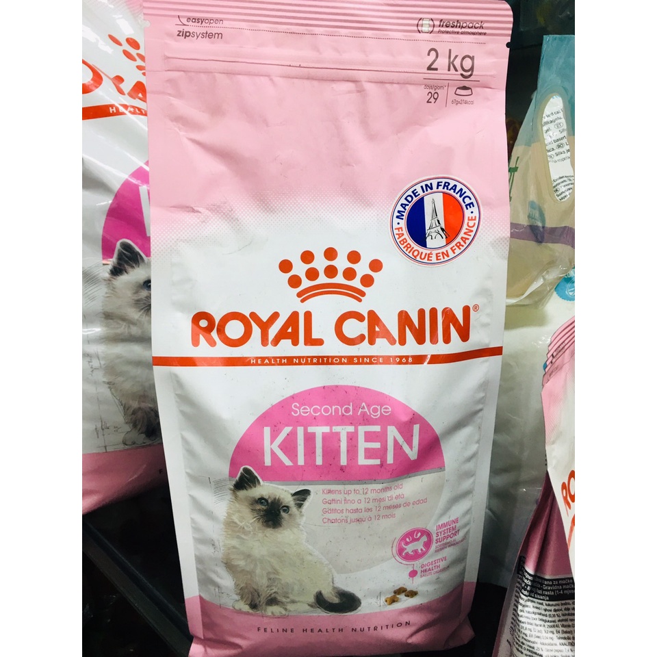 ROYAL CANIN KITTEN HẠT THỨC ĂN CHO MÈO 1-12 THÁNG túi  10 kg
