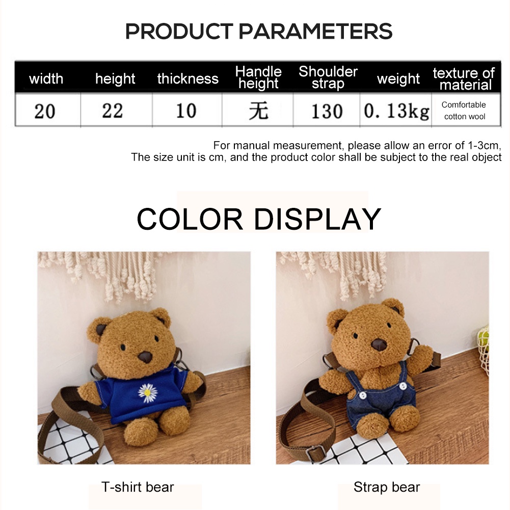 Dễ thương Túi gấu sang trọng điện thoại di động Túi nữ làn sóng mới Hàn Quốc phiên bản của Hoang Dã Net người nổi tiếng cô gái Vai Sứ Giả túi