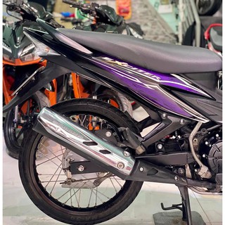 Tem xe exciter 2010 đen tím