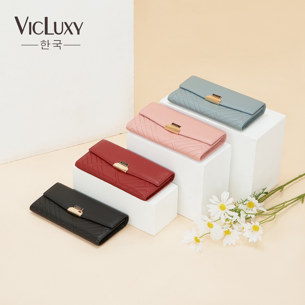 Ví nữ da thật cao cấp Vicluxy VV003