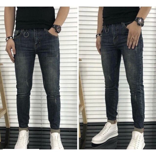 QUẦN JEAN NAM XANH ĐẬM XƯỚC CAO CẤP, QUẦN BÒ NAM MẪU MỚI HOT NHẤT HIỆN NAY